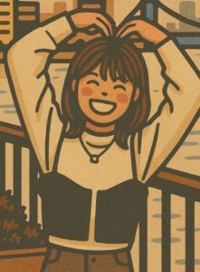 井上遥妃（徳島）: 幼少期からの夢を実現