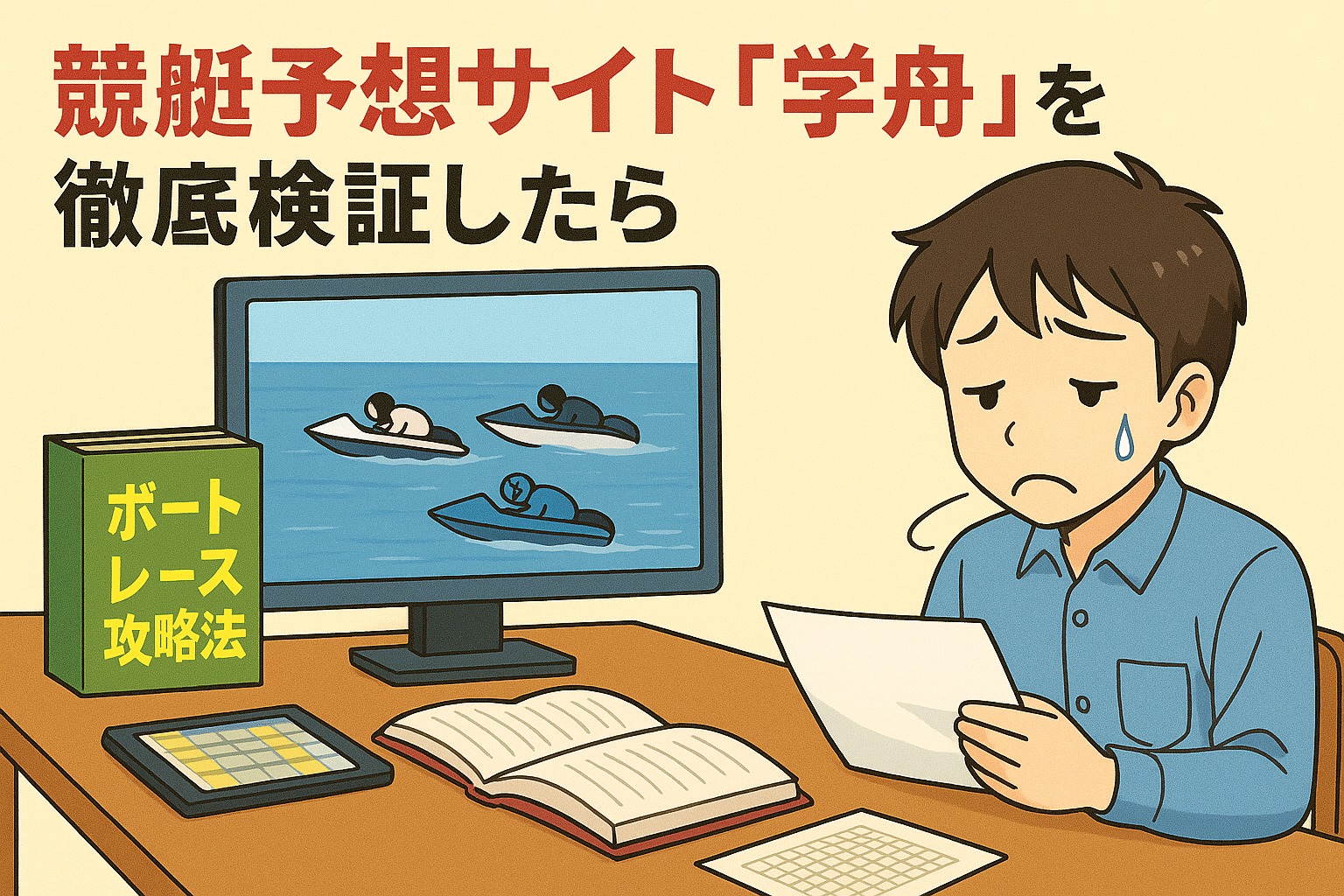 競艇予想サイト「学舟」で学べるものは皆無だった