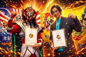 唐津観光大使に峰竜太が就任する