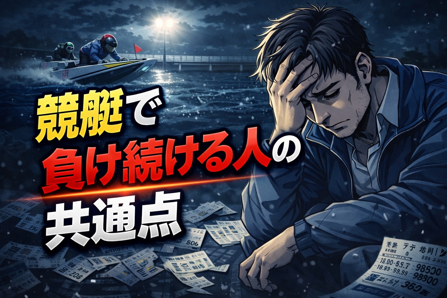 競艇で負ける人の共通点～ダメな自分と決別する方法～