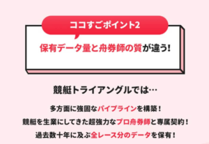 競艇トライアングル サイト特徴