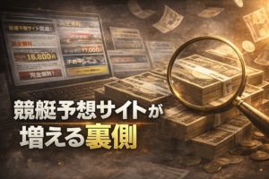 競艇予想サイトの裏側 アイキャッチ