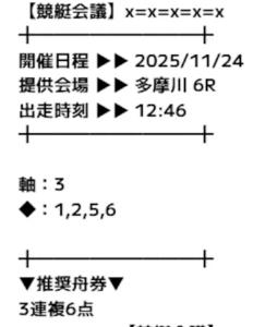 競艇会議 無料予想 内容