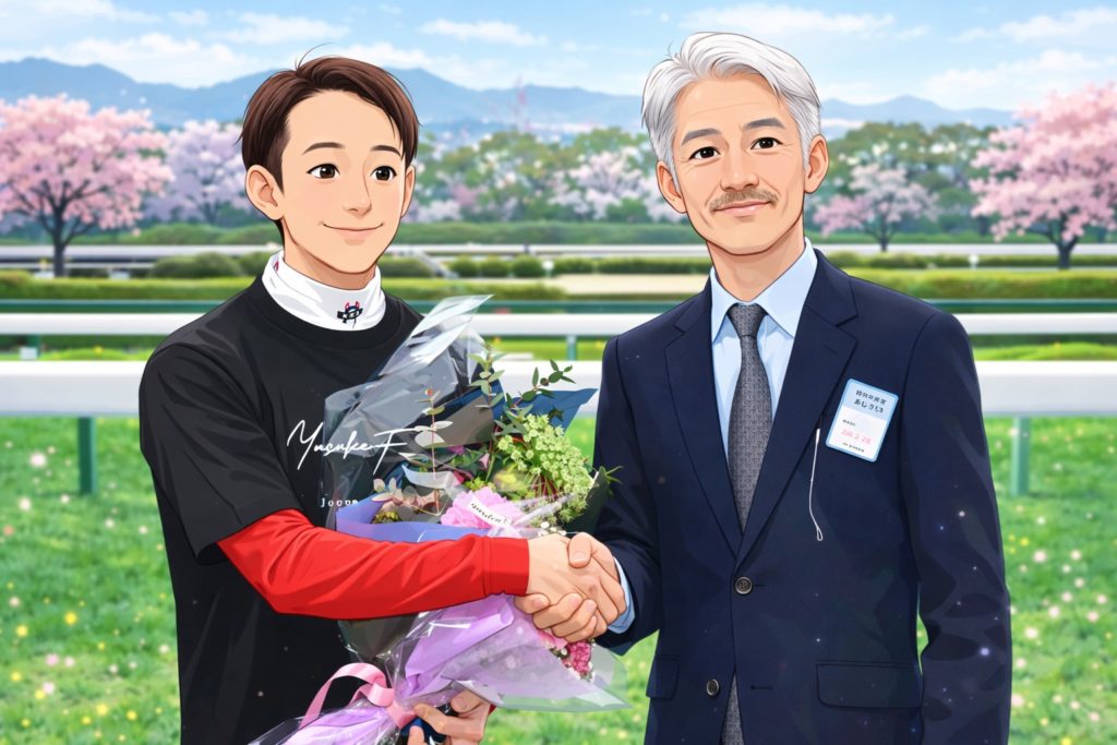 藤岡佑介の引退式に王者松井繁が登場する