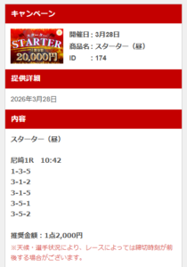 ミラクルボート 的中