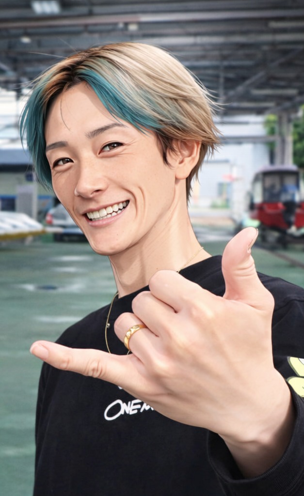 峰竜太(佐賀支部): アロハ全開の泣き虫ハッチ